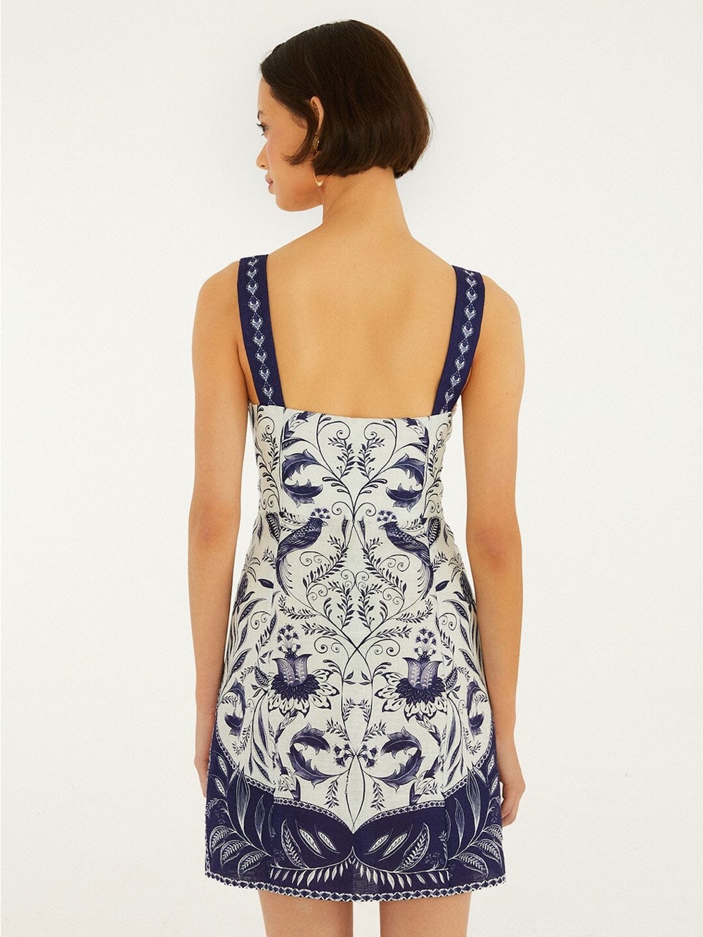 NWT FARM RIO Off-White Nina Mini Dress - Picture 2 of 4